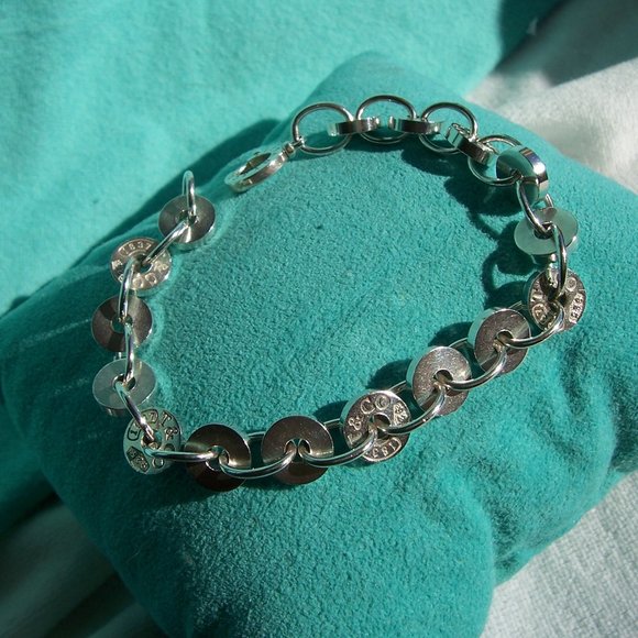 Tiffany & Co. Sterling Silver 1837® Circle Bracelet - Picture 1 of 7